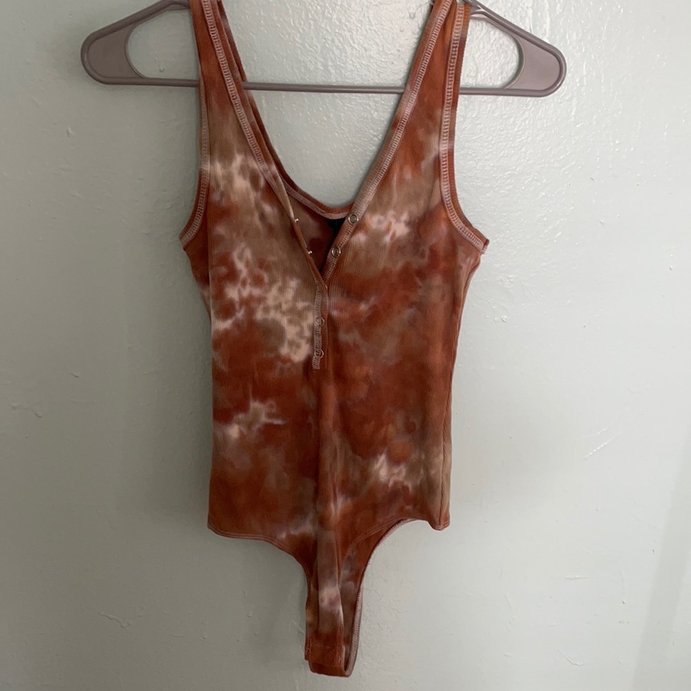 Tie dye body suit